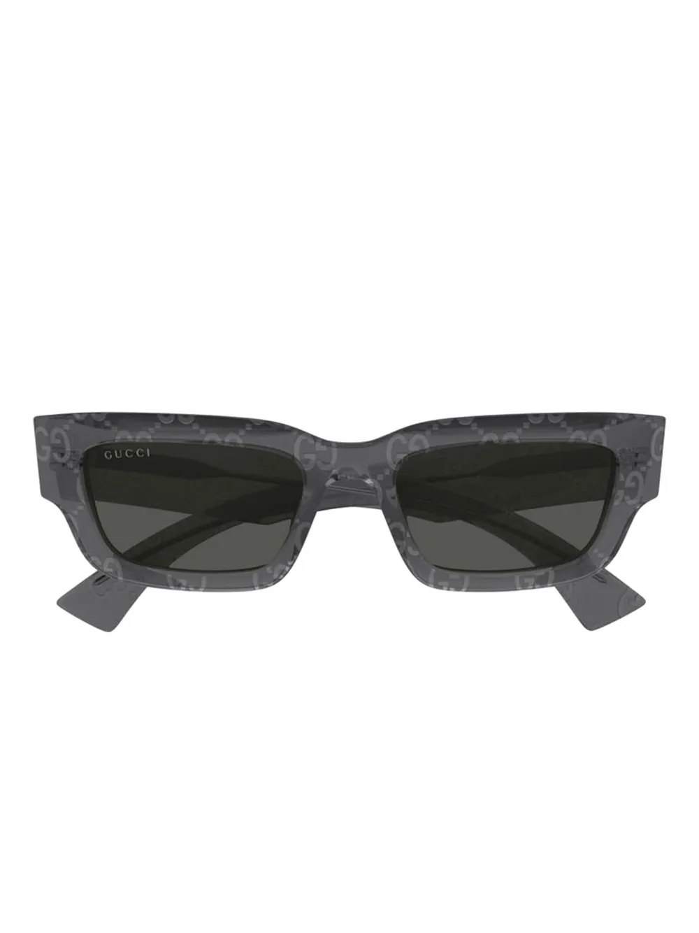 

Солнцезащитные очки прямоугольной формы с логотипом Gucci, серый