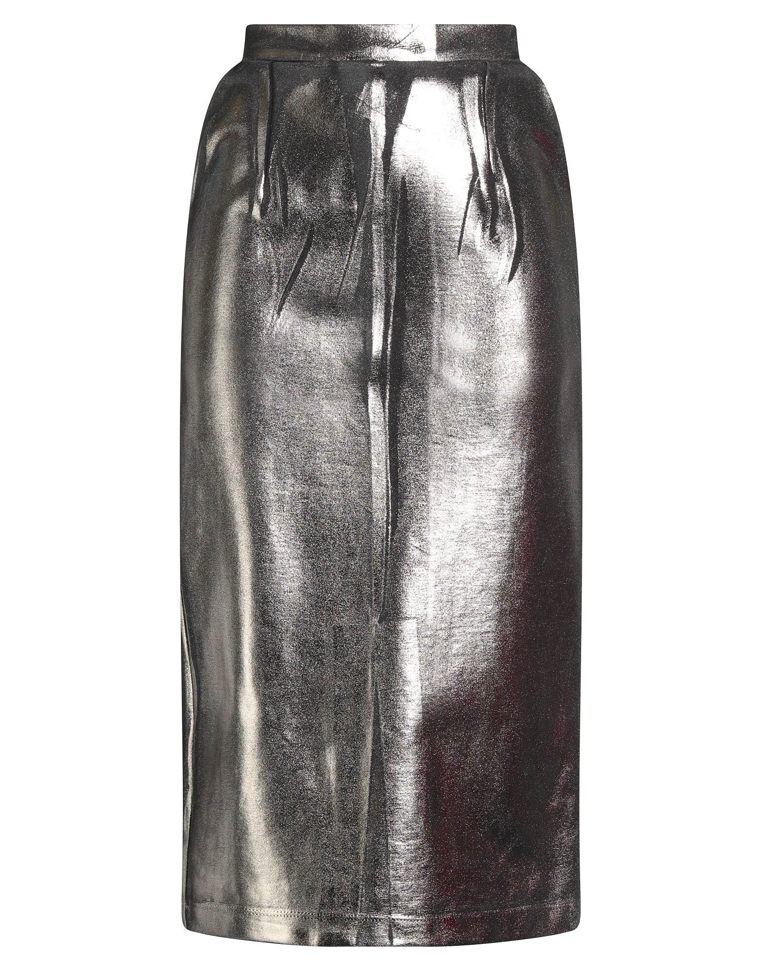 

Юбка миди Tensione In, серебряный