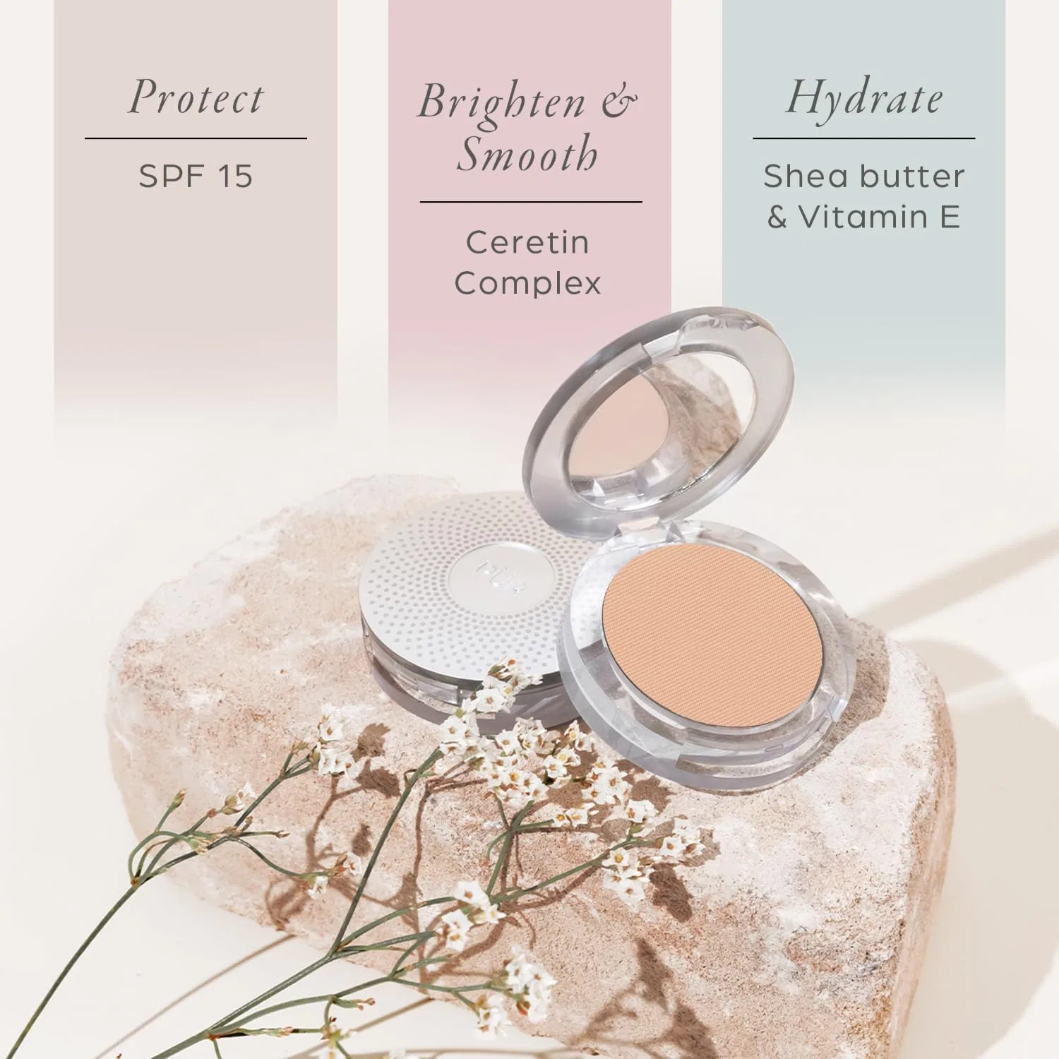 Пудра компактная минеральная 4-в-1 SPF 15 Pür Minerals, оттенок Linen, 0.28 oz — фото 4