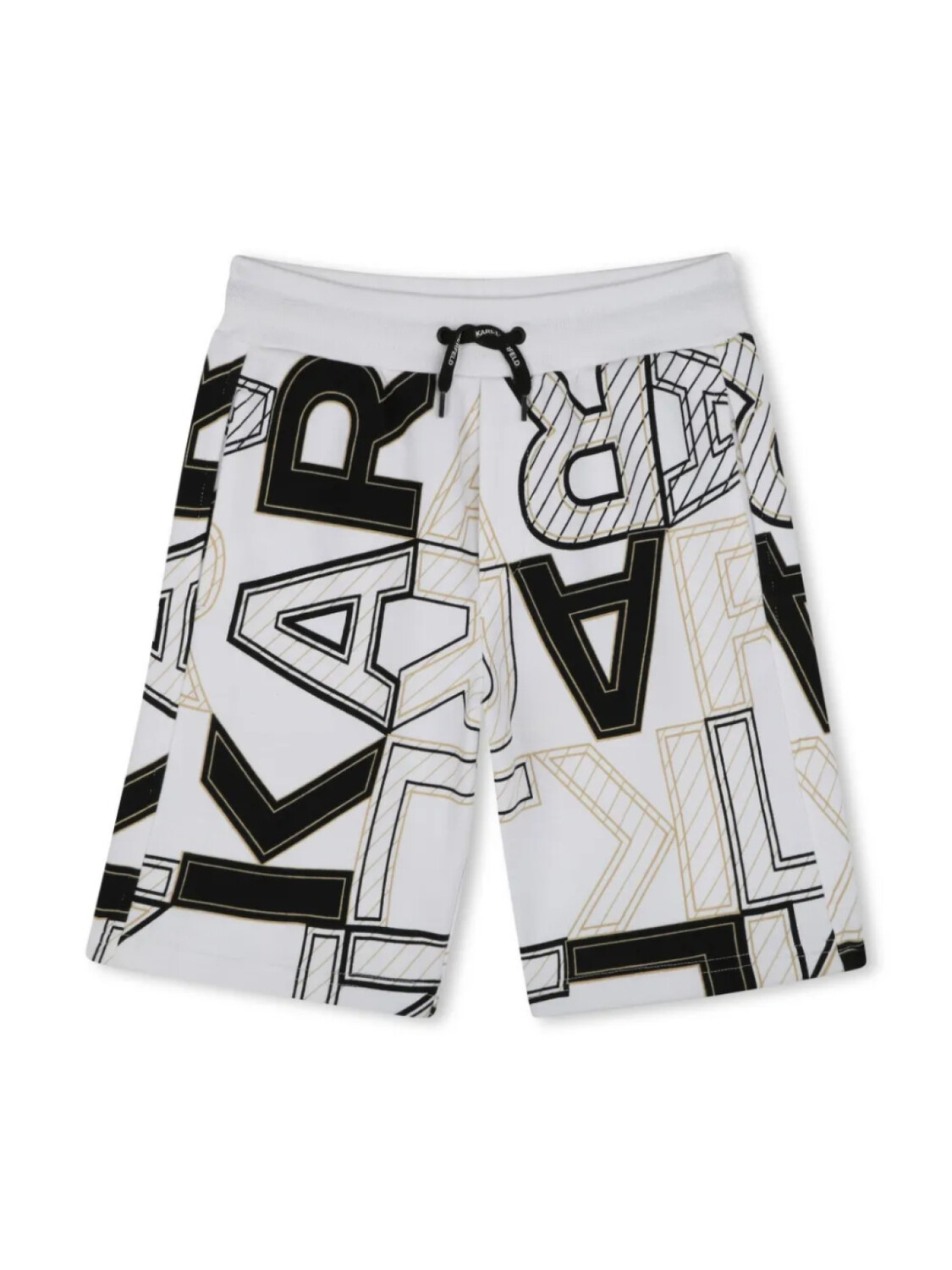 

Karl Lagerfeld Kids спортивные шорты с логотипом, белый
