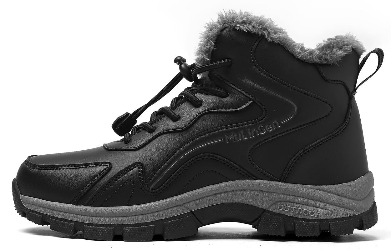 

Mulinsen Черные мужские ботинки на 3,5 см, цвет Black