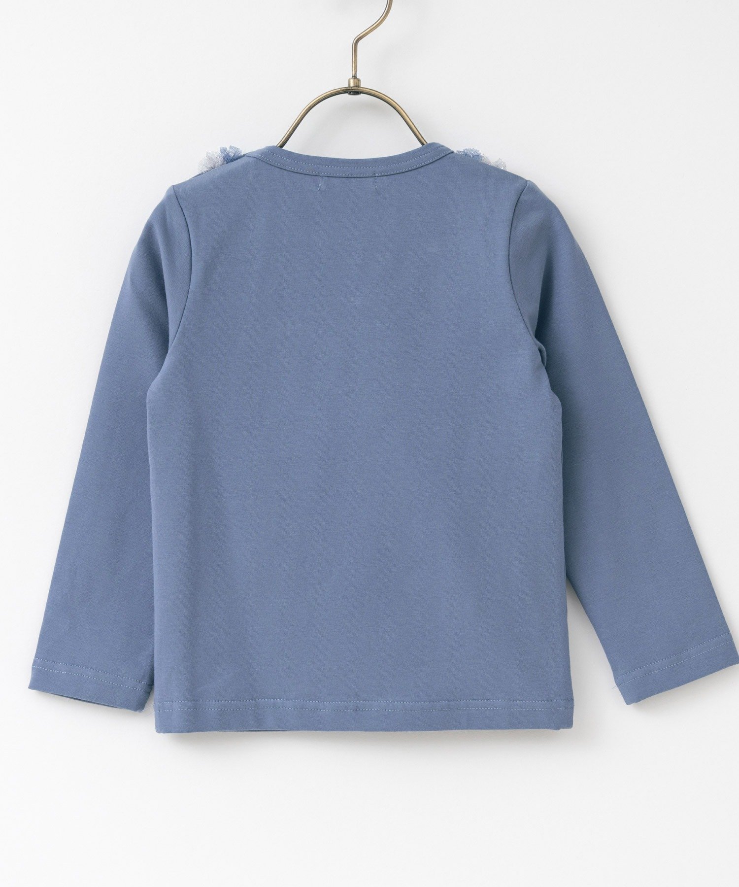 Топ/украшение из тюлевой ленты (с длинными рукавами) (140/150 см) Panpantutu, Old Blue — фото 2