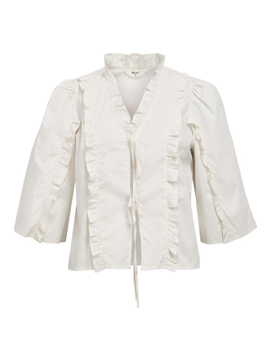 

Рубашка OBJECT Blouse OBJHope, натуральный белый