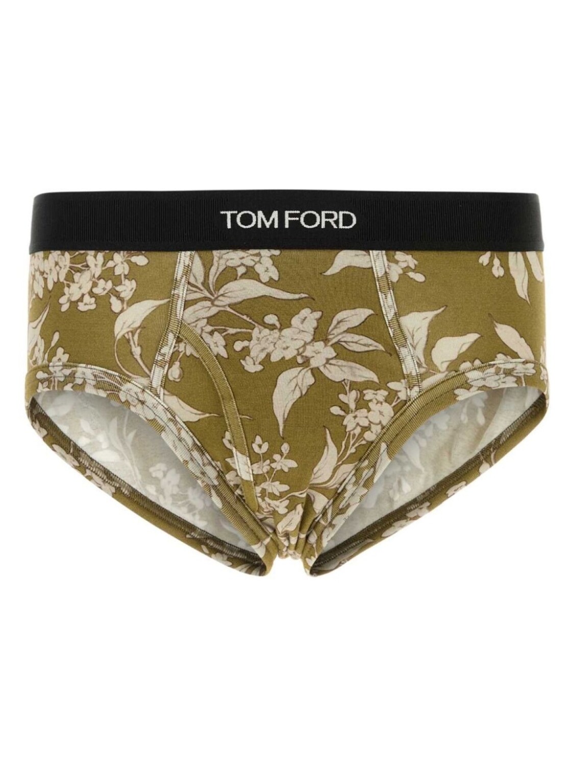 

TOM FORD трусы-брифы с цветочным принтом, зеленый