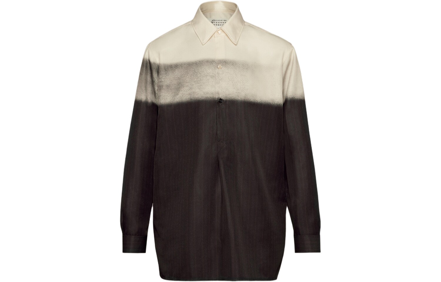 

Рубашка мужская бежевая/коричневая Maison Margiela, коричневый