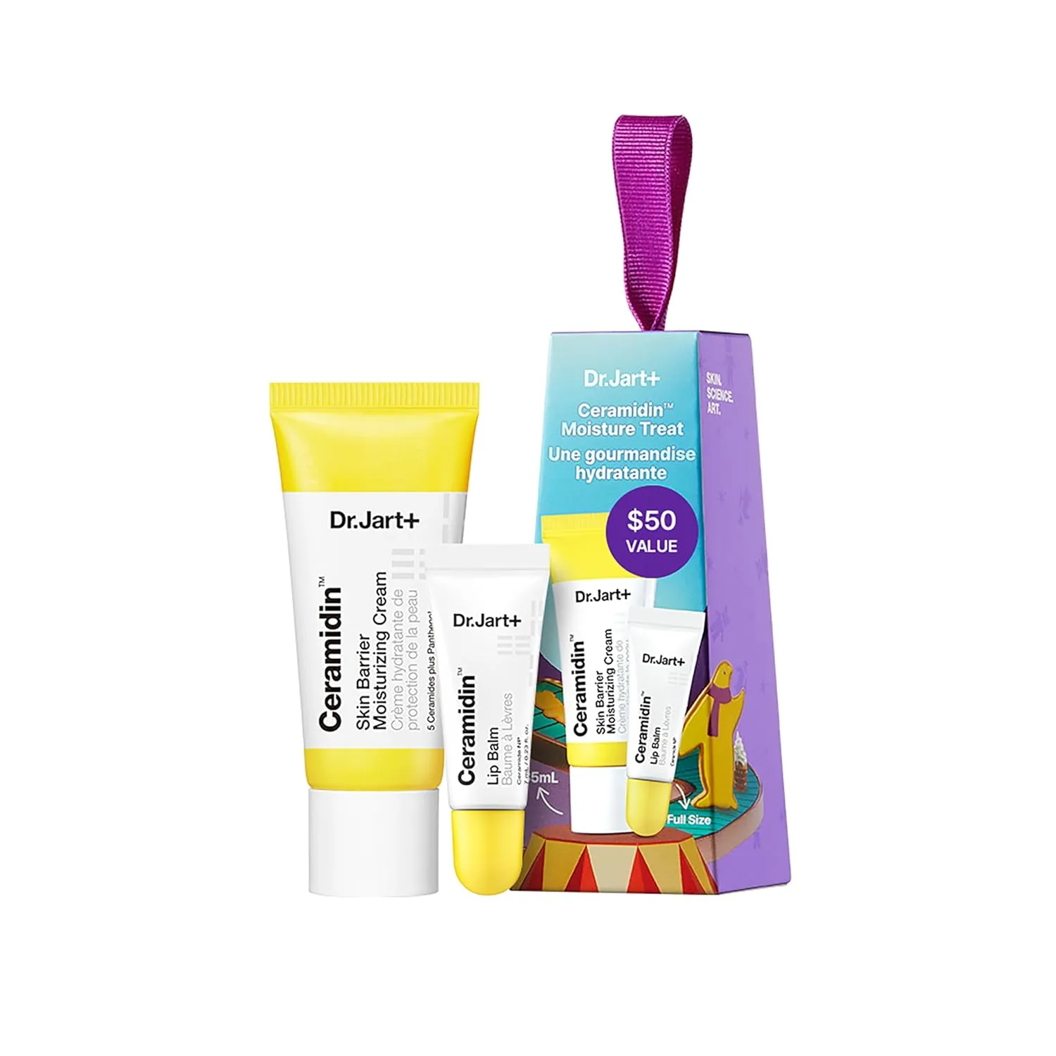Увлажняющий корейский крем для лица Dr.Jart+ Ceramidin Skin Barrier с церамидами и пантенолом | Корейский уход за кожей 3 шт. (1 шт.)