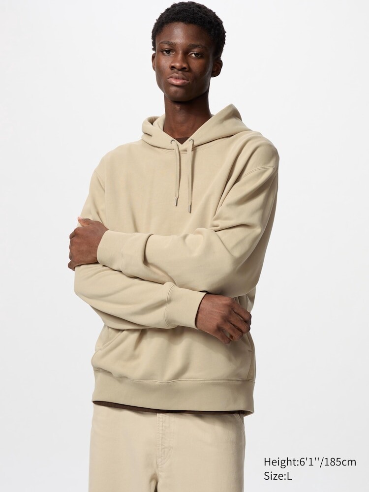 

Толстовка с капюшоном sweat Uniqlo, цвет 31 бежевый