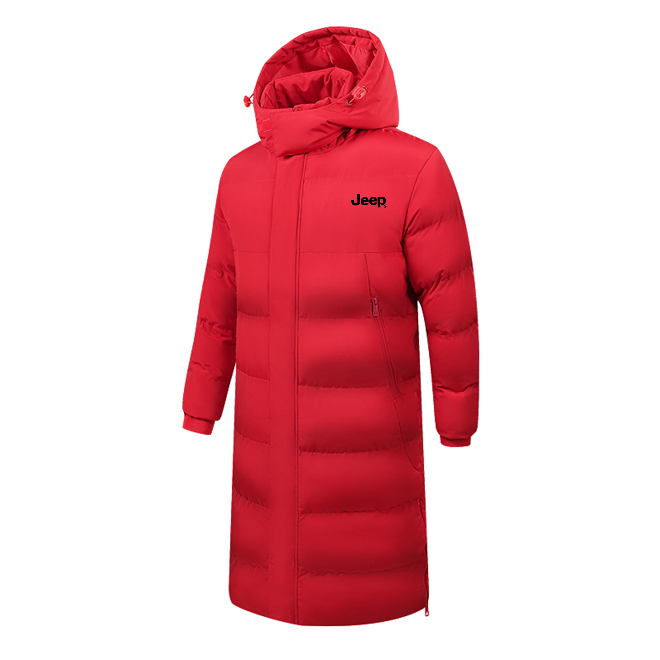 

Jeep Пуховик Unisex, Upgraded Fleece-Lined Temperature Locking (Red)