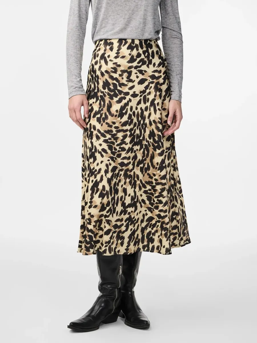 

Юбка миди Y.A.S "YASPELLA HW MIDI SKIRT S. NOOS", черный