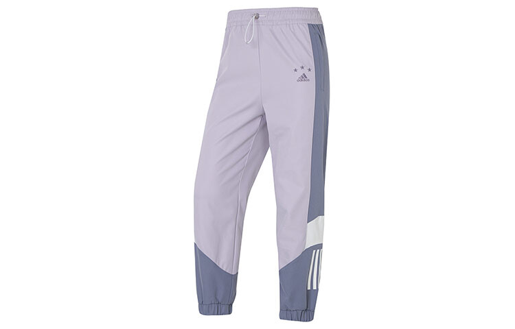 

Трикотажные спортивные штаны женские фиолетовые Adidas