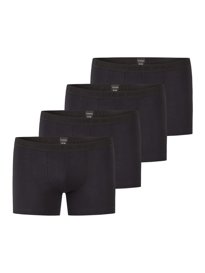 

Schiesser Ретро трусы для подростков и мальчиков, 95% органический хлопок, черный цвет