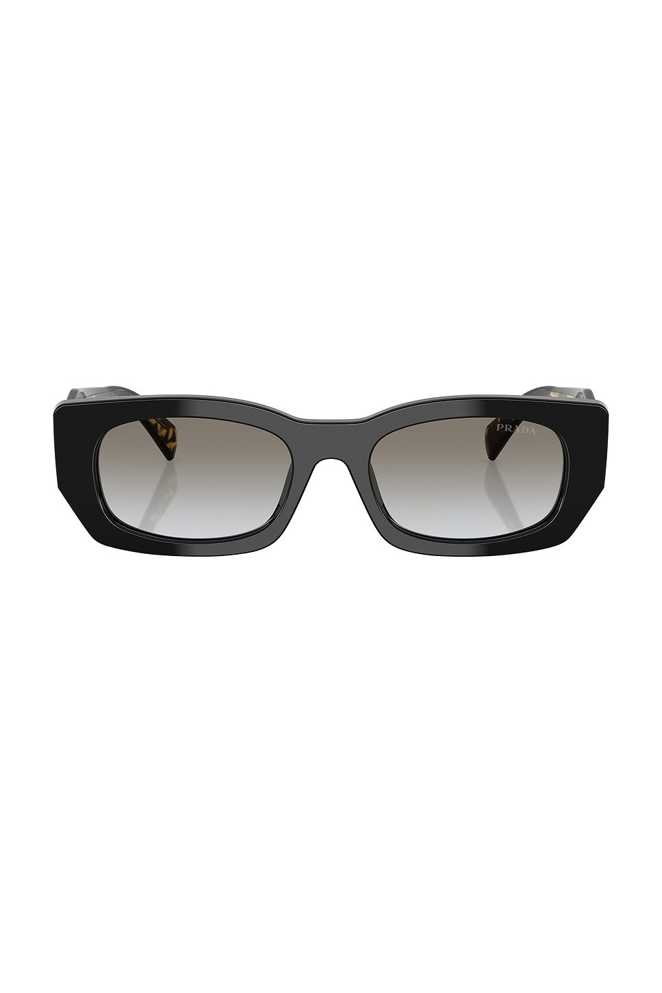 

Прямоугольные солнцезащитные очки Prada, black