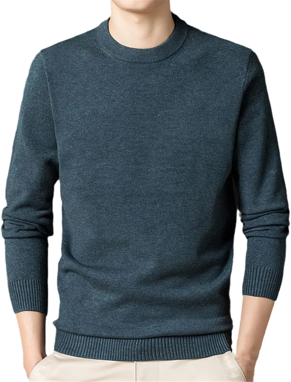 

Свитер мужской Jegsnoe осенне-зимний, теплый вязаный