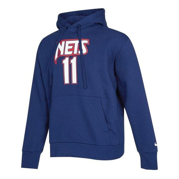 

Толстовка Men's Nike Alphabet Numeric Printing Drawstring Hooded Long Sleeves Blue, синий