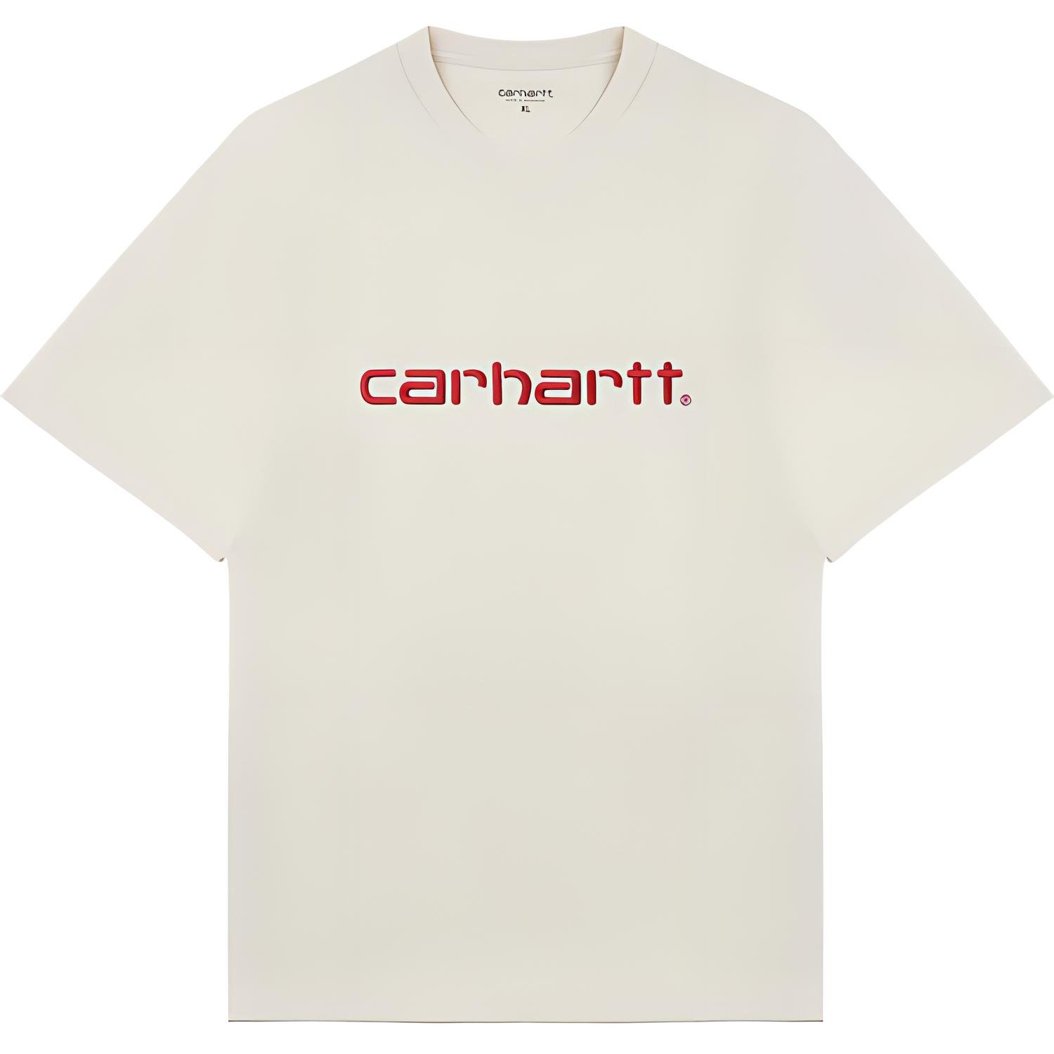 

Футболка Carhartt Wip SS25 Men's, бежево-желтый, Бежевый, Футболка Carhartt Wip SS25 Men's, бежево-желтый