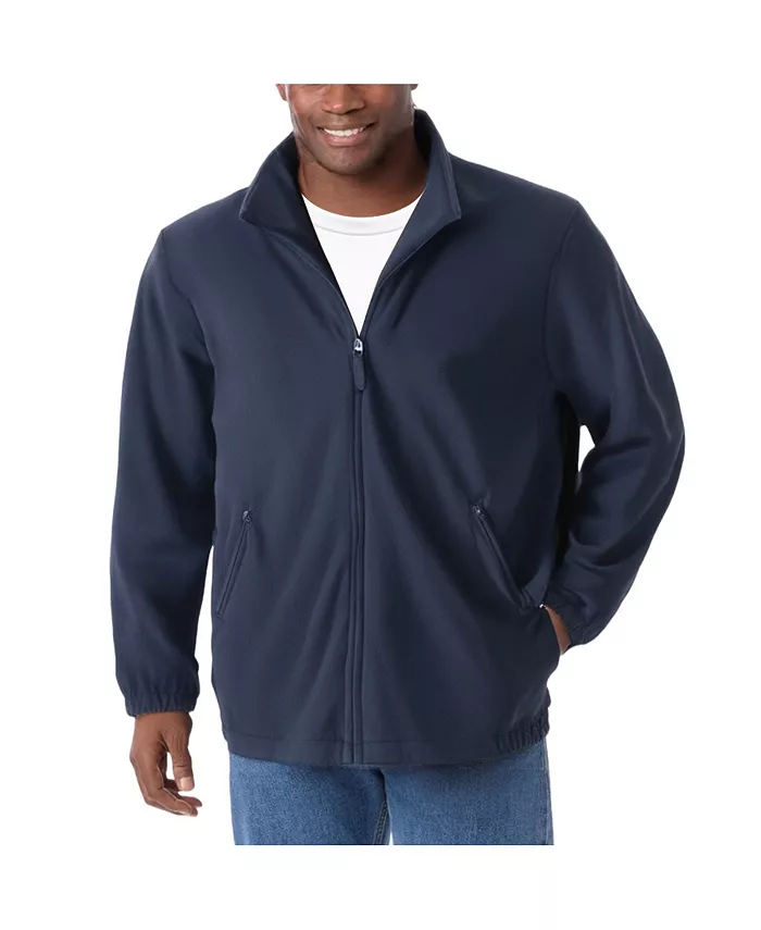 

Утепленная флисовая куртка на молнии Big & Tall Explorer Plush Fleece Full-Zip Jacket KingSize, синий