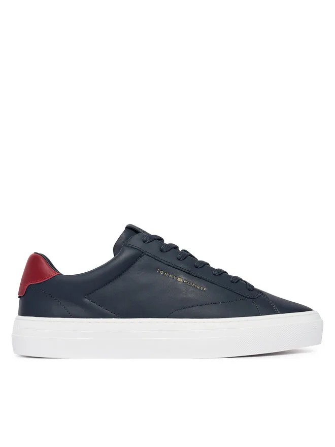 Tommy Hilfiger Кроссовки Premium Dress Cupole Lth FM0FM05572 темно-синие
