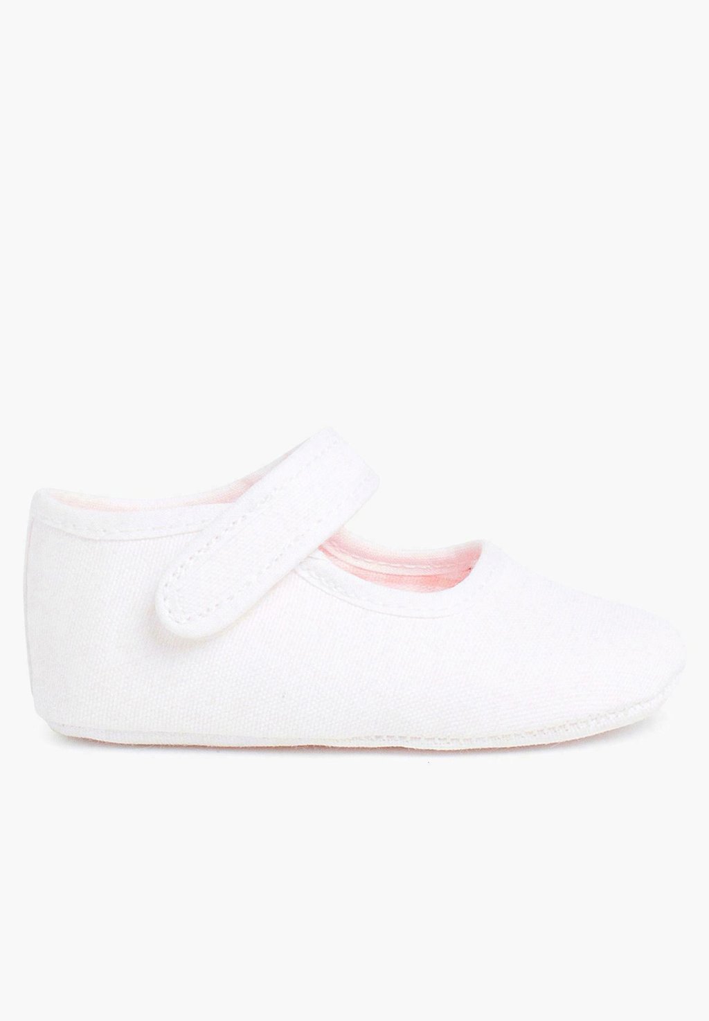

Балетки с ремешком на щиколотке BADANITAS MERCEDITA TIRA ADHERENTE - Baby shoes Pisamonas, белый