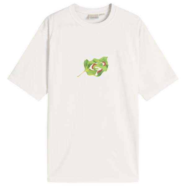 

Футболка с листьями Gramicci, vintage white