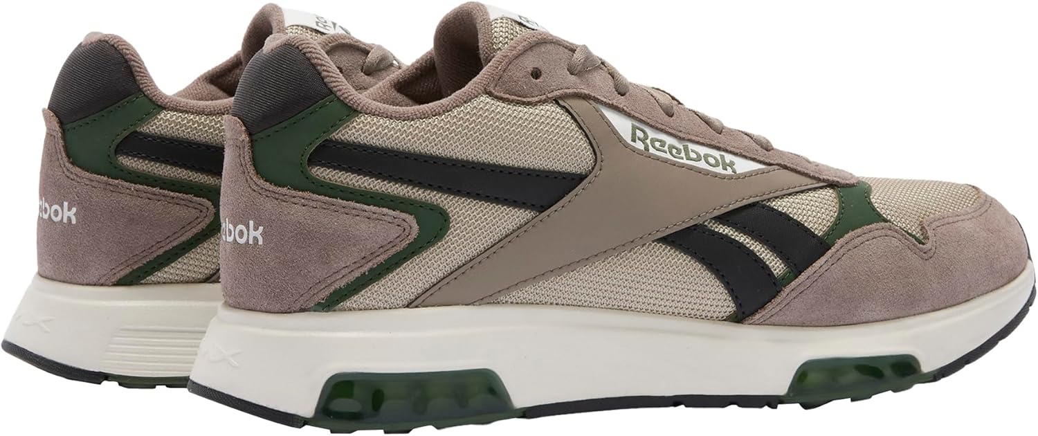 Кроссовки Reebok Unisex-Adult Gl1100, черный/зеленый/серый — фото 3