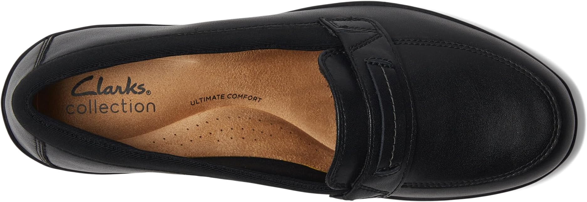 Лоферы Clarks Suttyn Penny, цвет Black Leather — фото 2