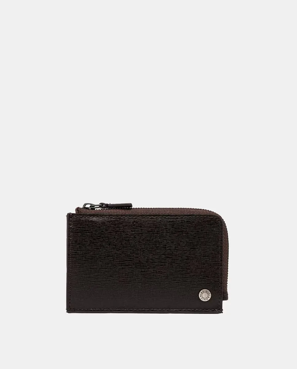 

Кошелек Gianni Chiarini из сафьяновой кожи, темно-коричневый