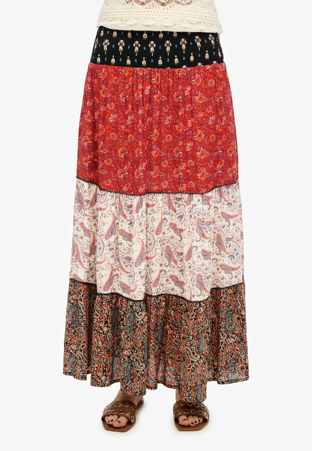 

Юбка макси PRINTED Superdry, мультиколор