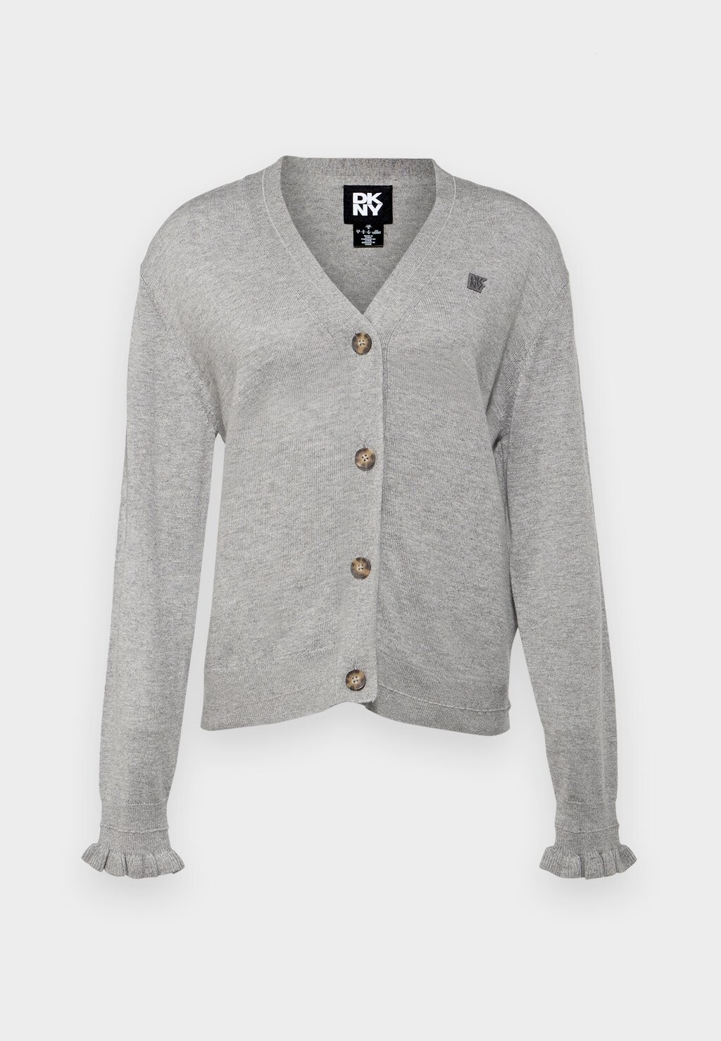 

Кардиган V NECK CARDIGAN DKNY, серый