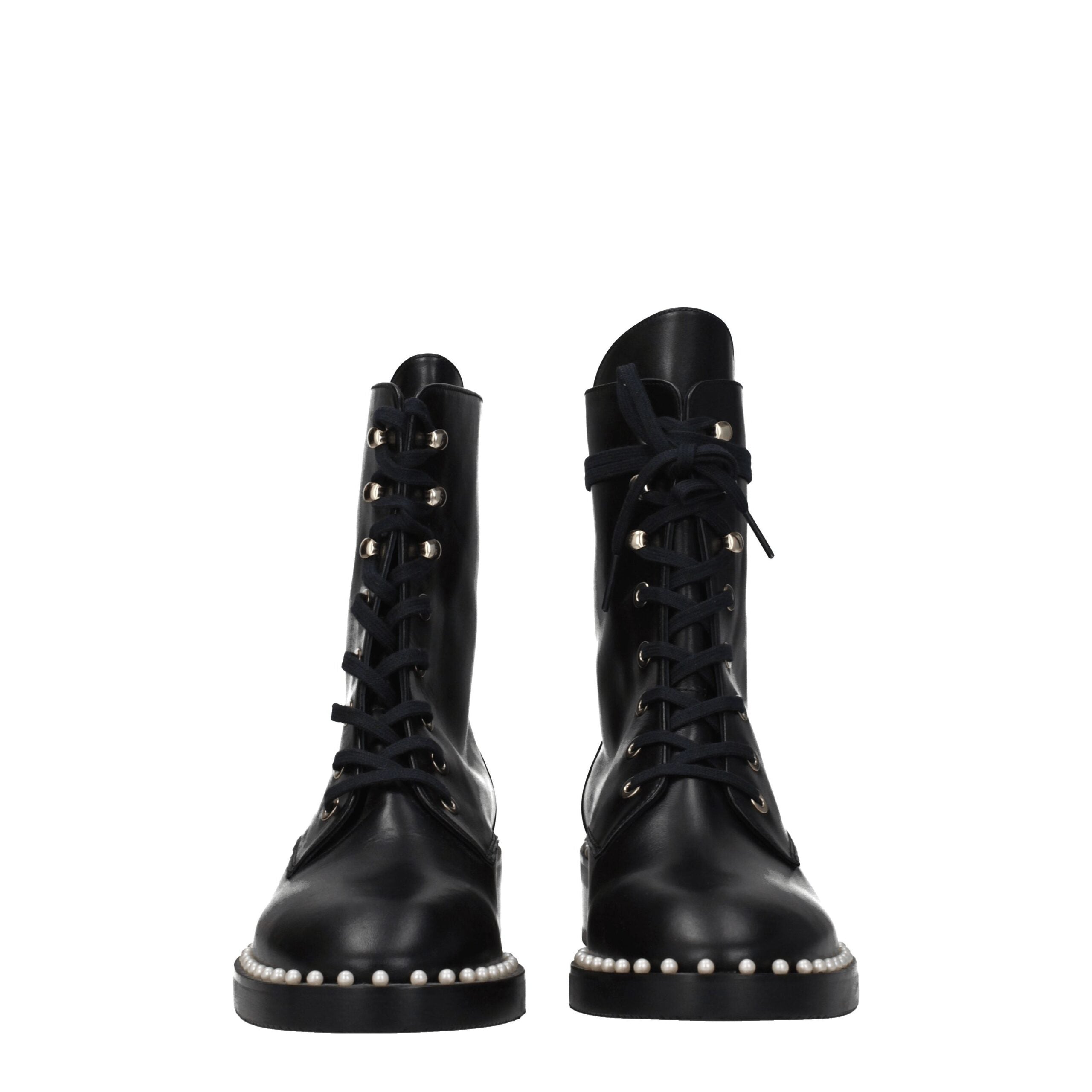 Женские кожаные ботильоны Stuart Weitzman, черный — фото 3