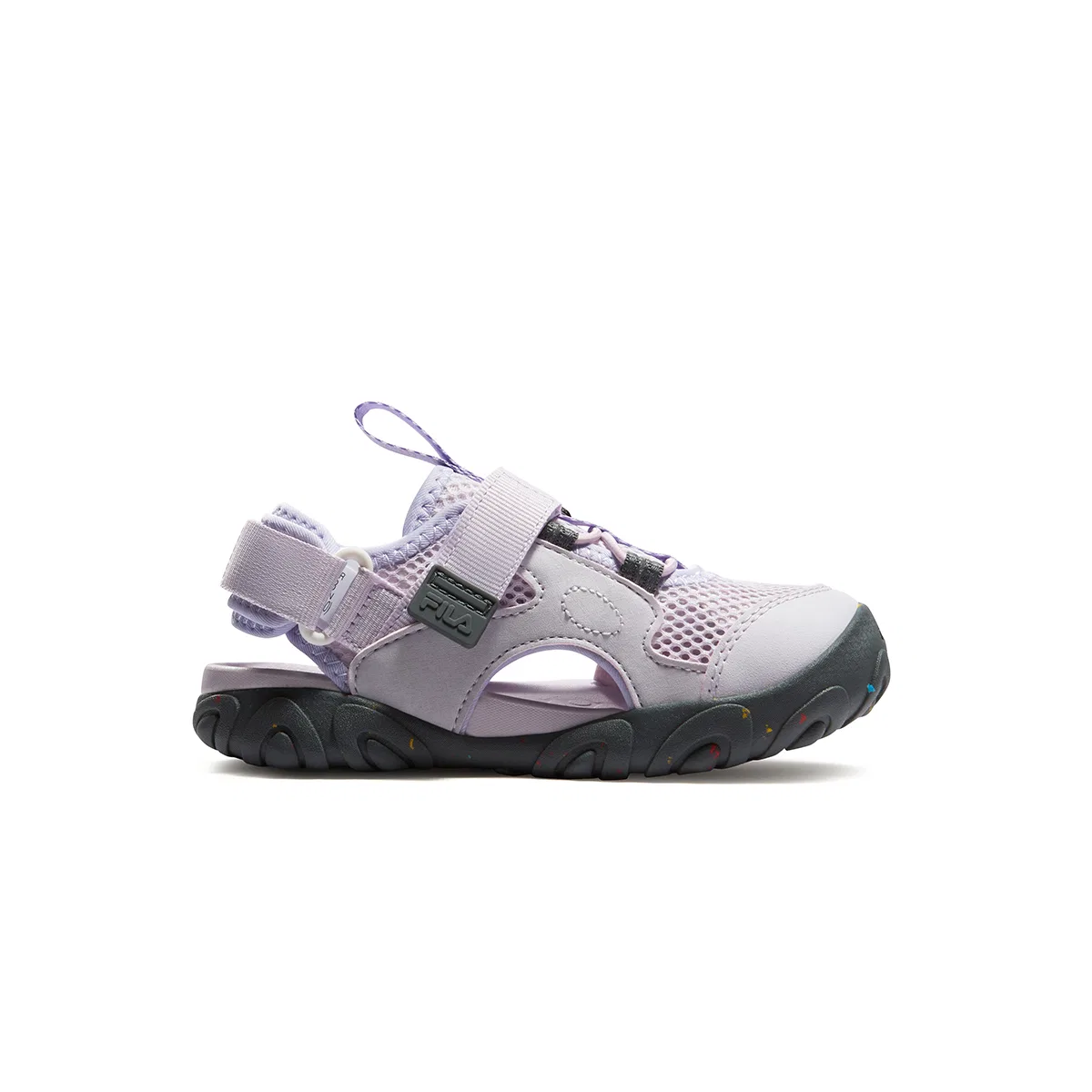 Детские сандалии SEASON FSW из искусственной кожи и текстиля, цвет Romantic Purple/Heather Purple FILA KIDS — фото 3