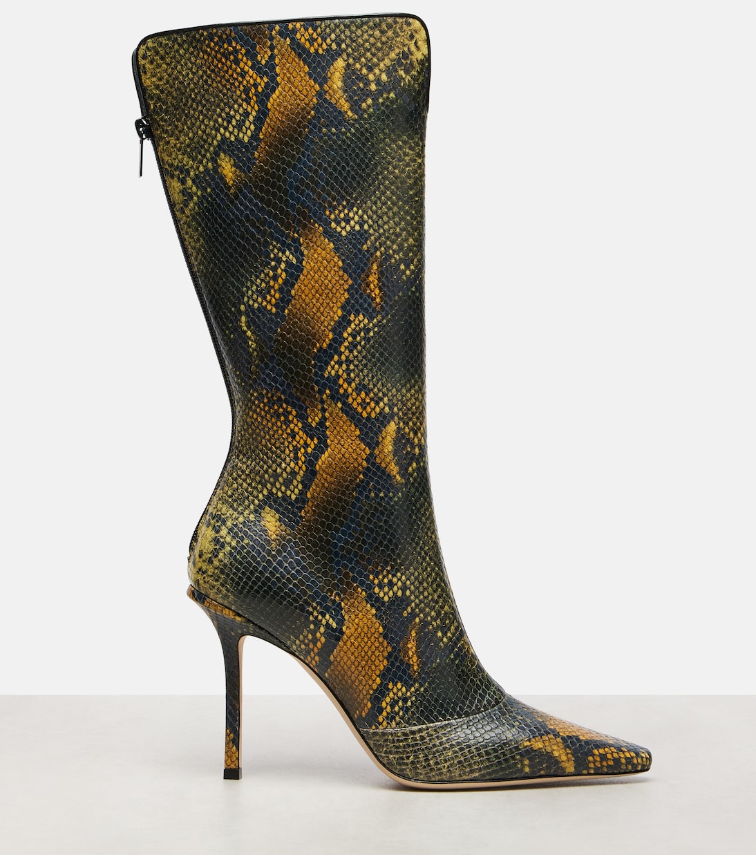 Сапоги Archive Boot 100 из кожи до колена Jimmy Choo, разноцветный — фото 4