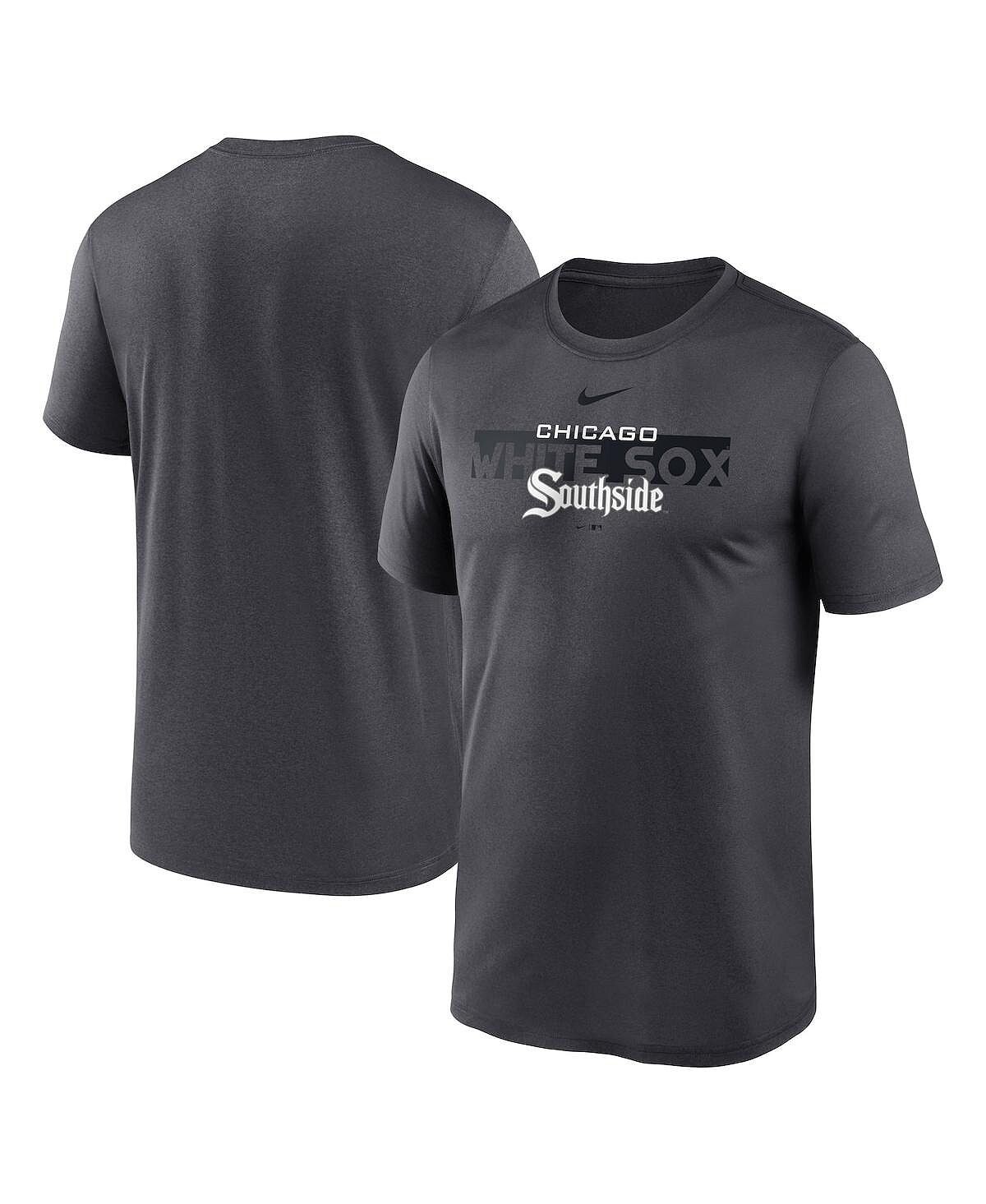 

Мужская черная футболка Chicago White Sox 2022 City Connect Legend Performance Nike, Черный, Мужская черная футболка Chicago White Sox 2022 City Connect Legend Performance Nike