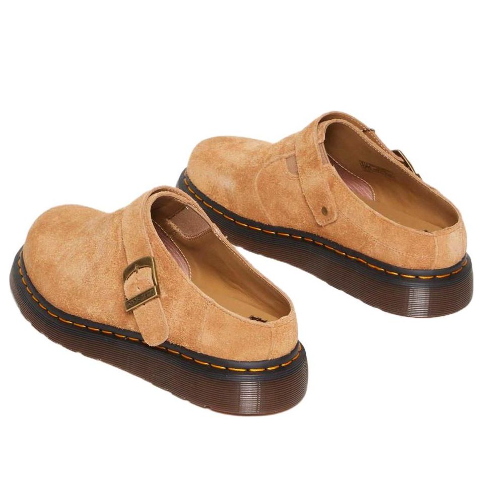 Мюли Dr. Martens Isham Desert Oasis из замши, цвет «песочный коричневый» — фото 3