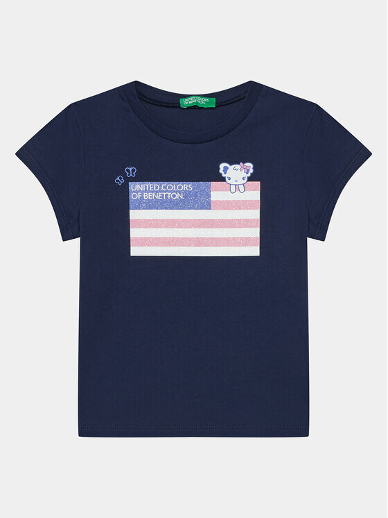 

Футболка стандартного кроя United Colors Of Benetton, синий