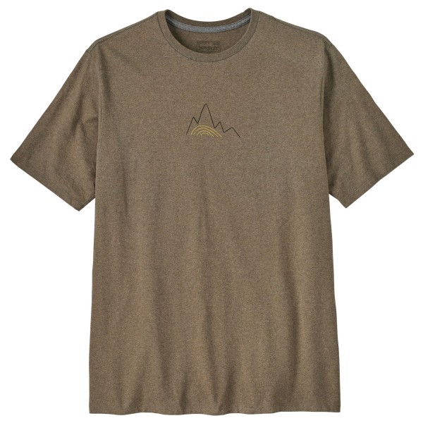 

Футболка Berm logo responsibili - t-shirt Patagonia, серый