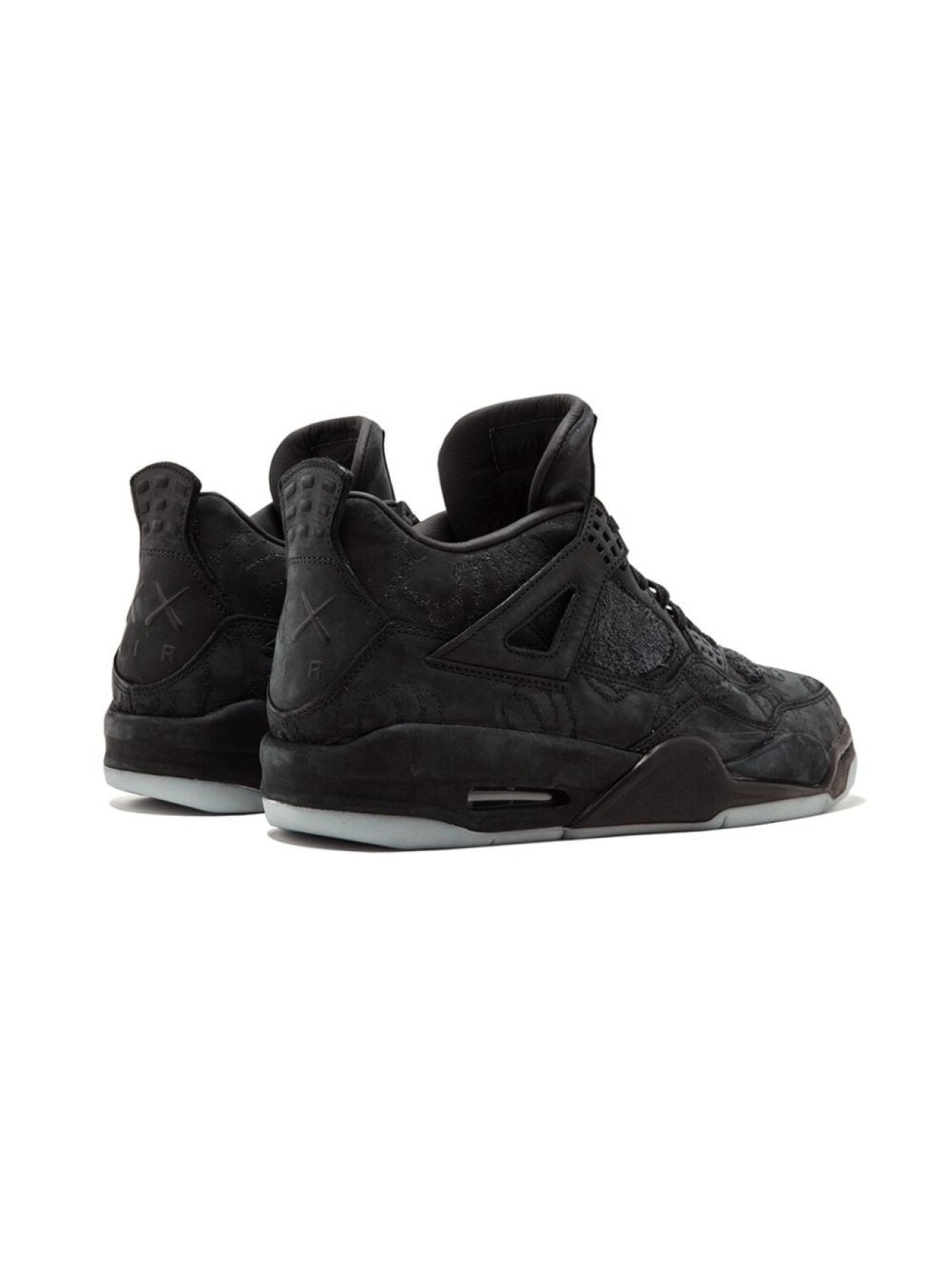 Jordan кроссовки Air Jordan 4 Retro Kaws, черный — фото 3