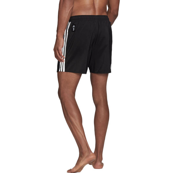 Шорты men's swim athleisure casual sports beach stripe shorts black Adidas, мультиколор — фото 3