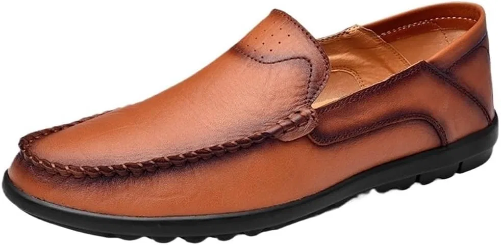 Лоферы кожаные Brown DHFIRUFSHLO