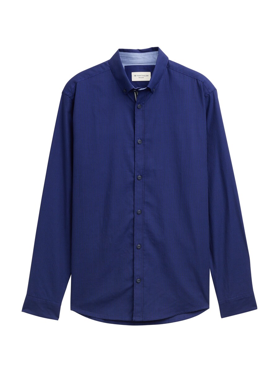 

Рубашка на пуговицах классического кроя TOM TAILOR, цвет Blue/marine blue