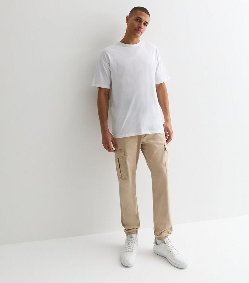 

Брюки карго с каменными манжетами Jack & Jones Jack & Jones, светло-серый