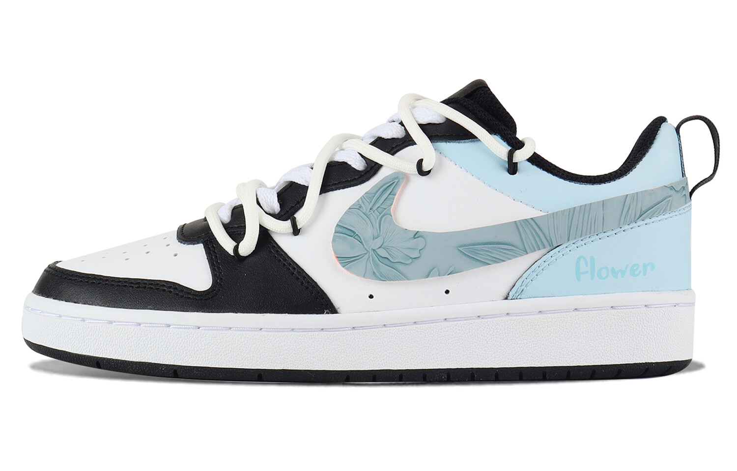 

Кроссовки Nike Court Borough Skateboarding Shoes Women's Low-top White/Royal Blue, голубой, Синий, Кроссовки Nike Court Borough Skateboarding Shoes Women's Low-top White/Royal Blue, голубой