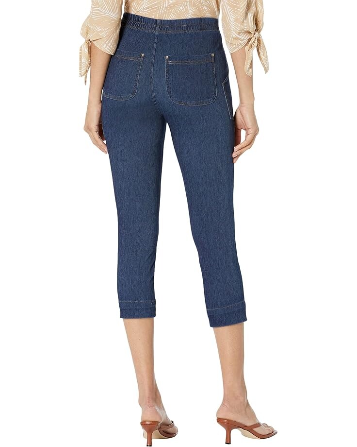 

Джинсы Lysse Lightweight Repreve Summer Crop Cargo Jeans, цвет Light Indigo