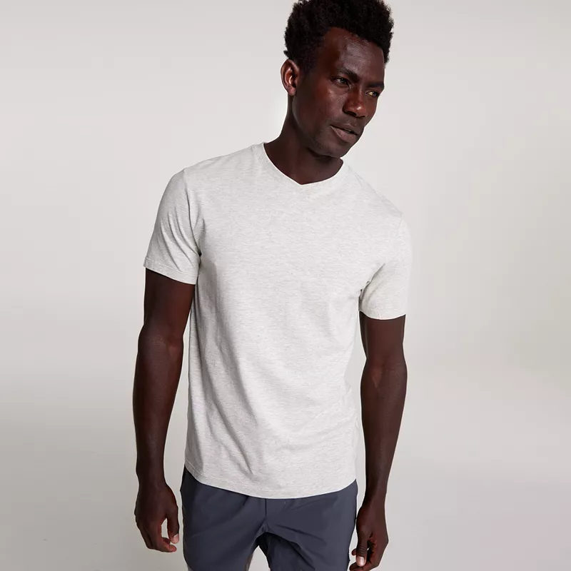 

Мужская футболка Essential с V-образным вырезом VRST, цвет Light Grey Heather