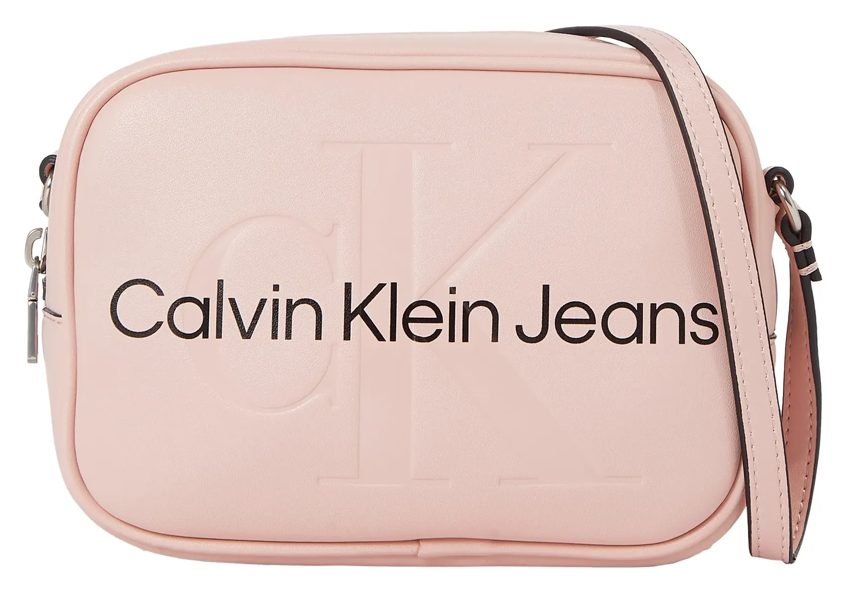 

Мини-сумка Calvin Klein Jeans "SCULPTED CAMERA BAG18 MONO", с большим логотипом бренда спереди женская сумка женская, цвет Pale Conch