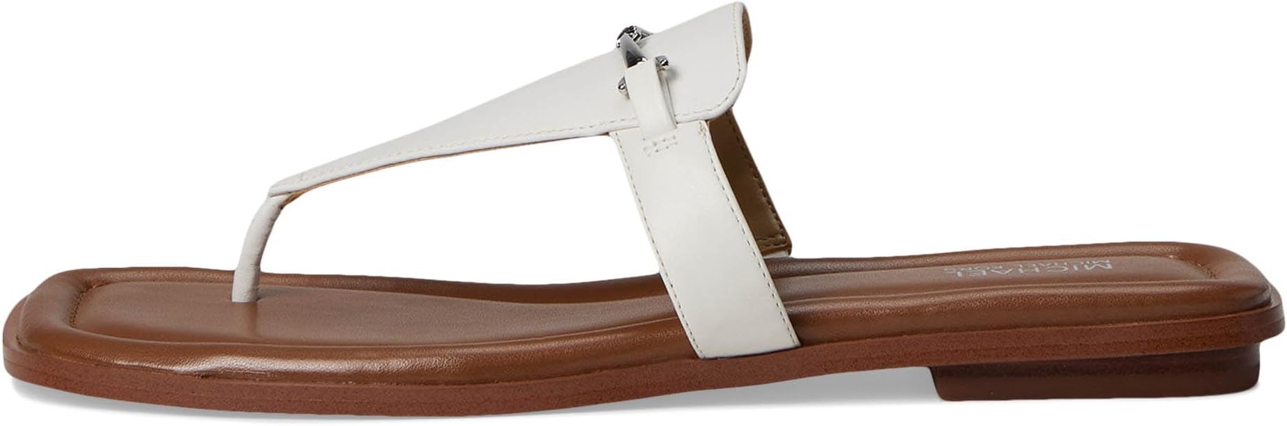 Сандалии MICHAEL Michael Kors Women's Lena Thong, Optic White 1 — фото 4
