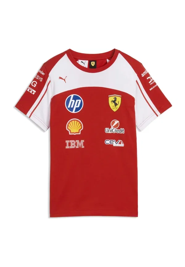 Футболка Scuderia Ferrari HP Replica T-Shirt Print T-Shirt Puma, красный — фото 4