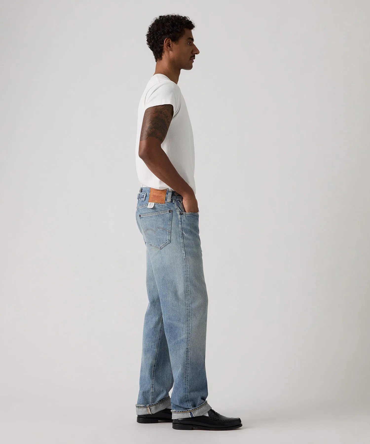 Levi's/Levi's LEVI'S(R) ВИНТАЖНАЯ ОДЕЖДА 1933 501(R) ОРИГИНАЛЬНЫЕ Джинсы, средний цвет, индиго — фото 3