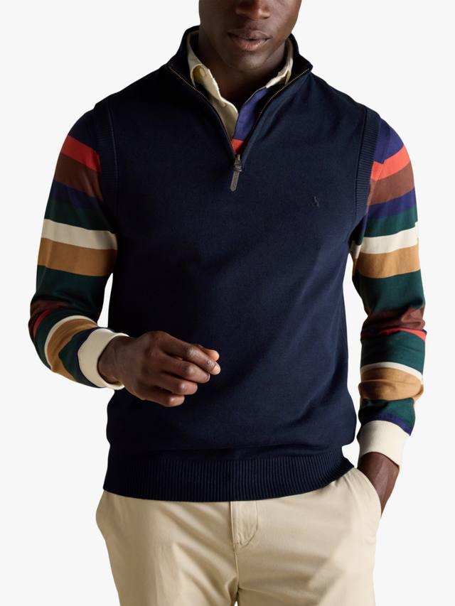 

Безрукавка Hillside Cotton Quarter-Zip Joules, Navy