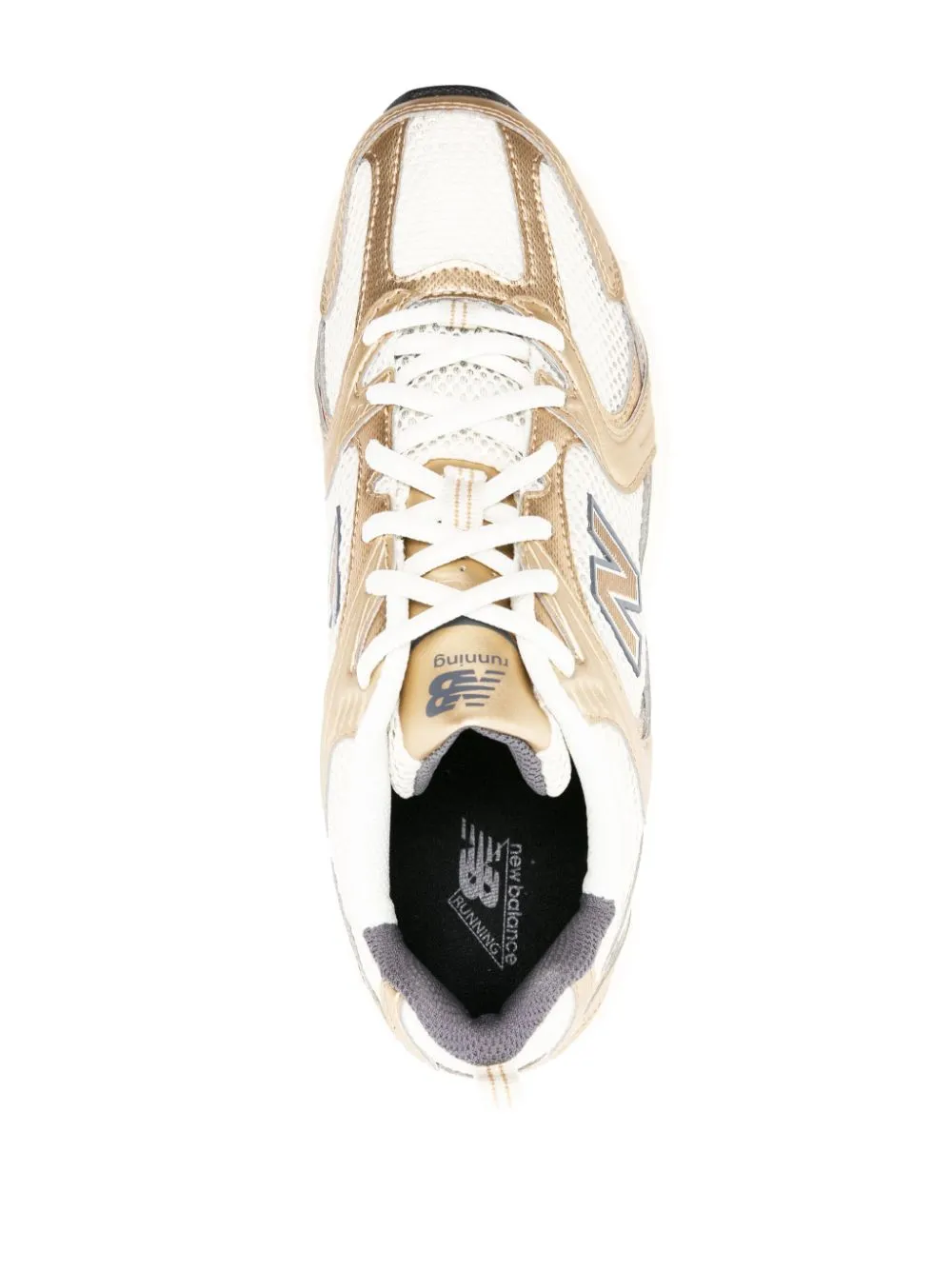 Кеды 530 с эффектом металлик NEW BALANCE, золотой — фото 4
