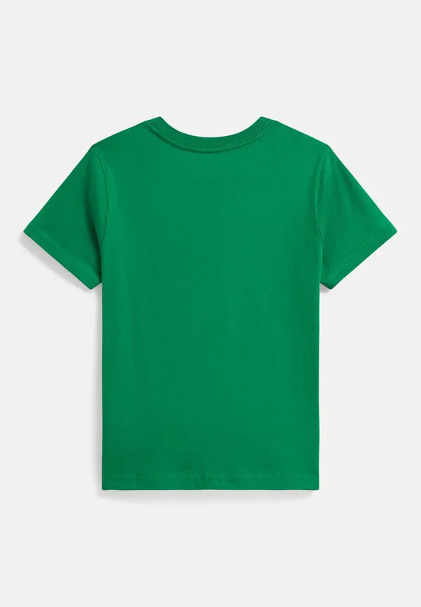 Футболка из хлопкового трикотажа polo bear, размер 27, с принтом. Polo Ralph Lauren, Cruise Green — фото 2